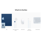 Apple iMac 24 Inch 2021, Apple M1 Chip 8 Core GPU, 8GB RAM, 512GB Storage, 4.5K Retina Display, Silver MGPD3