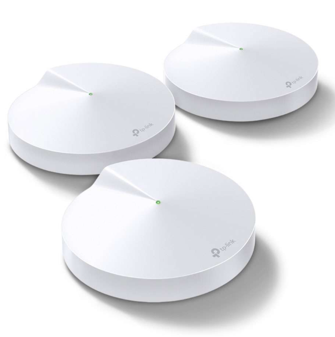 نظام TP-Link Deco M5 AC1300 Home Mesh Wi-Fi مكون من 3 قطع باللون الأبيض