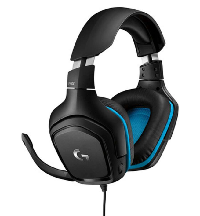 Logitech G432 Wired 7.1 Channel Surround Sound Gaming Headset Black