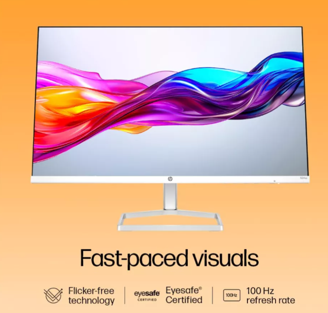 شاشة HP Series 5 524SA مقاس 24 بوصة عالية الدقة بالكامل