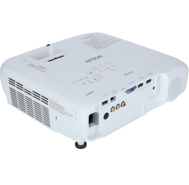 جهاز عرض محمول Epson EB-FH52 3LCD FHD، أبيض
