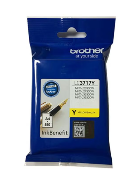 Brother LC3717Y Ink Cartridge, Yellow