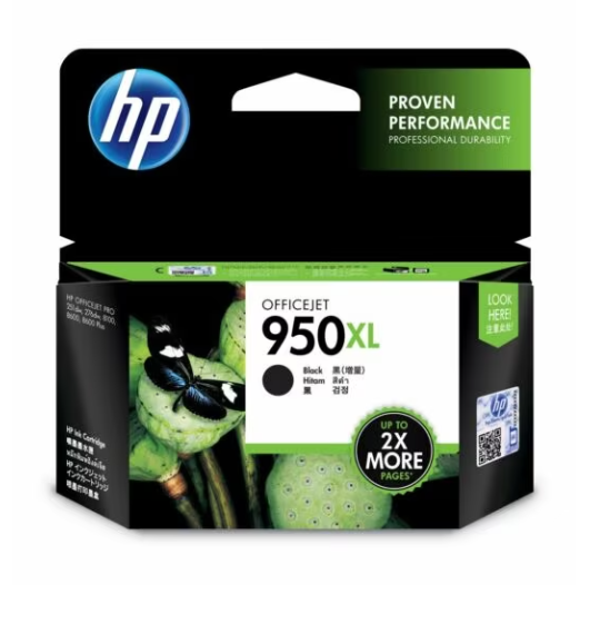 خرطوشة الحبر الأسود الأصلية عالية الإنتاجية HP 950XL CN045AN