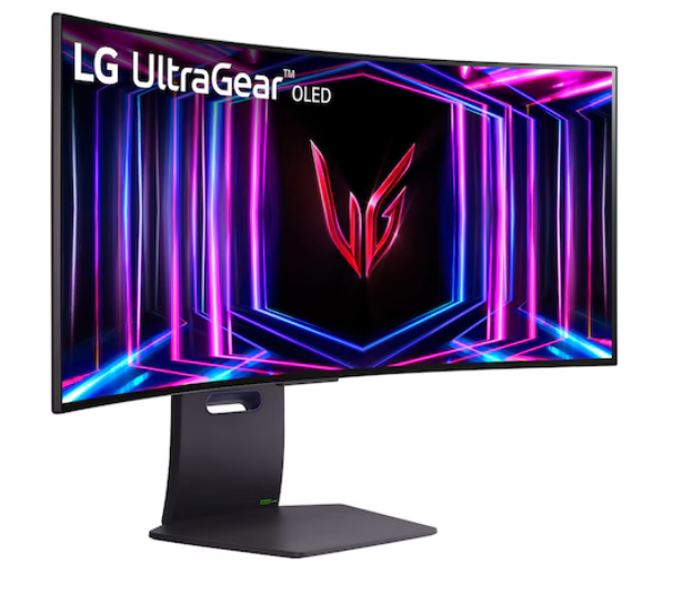 شاشة ألعاب LG 34GS95QE-B Ultragear OLED المنحنية مقاس 34 بوصة، لون أسود