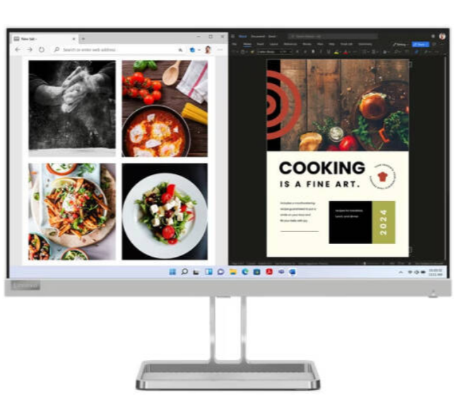 شاشة لينوفو L24I-40 عالية الدقة مقاس 24 بوصة