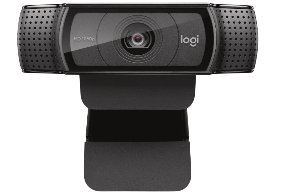 كاميرا ويب Logitech C920 HD Pro، مكالمات فيديو عالية الدقة 1080 بكسل مع صوت ستيريو