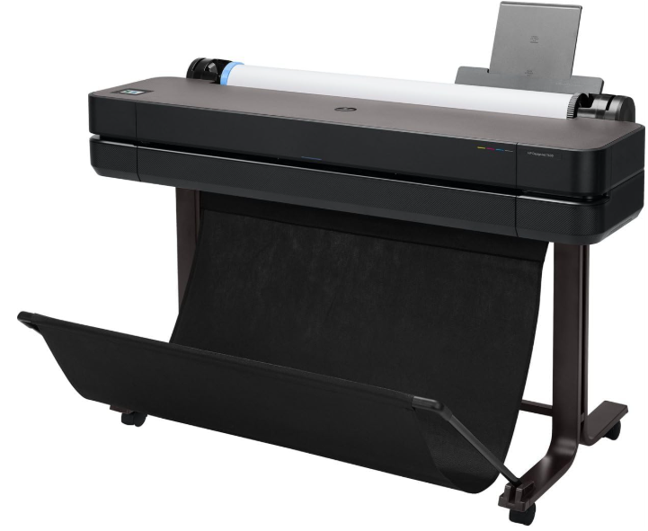 HP DesignJet T630 Large Format Wireless Plotter Printer 36 Inch, with Modern Office Design 5HB11A