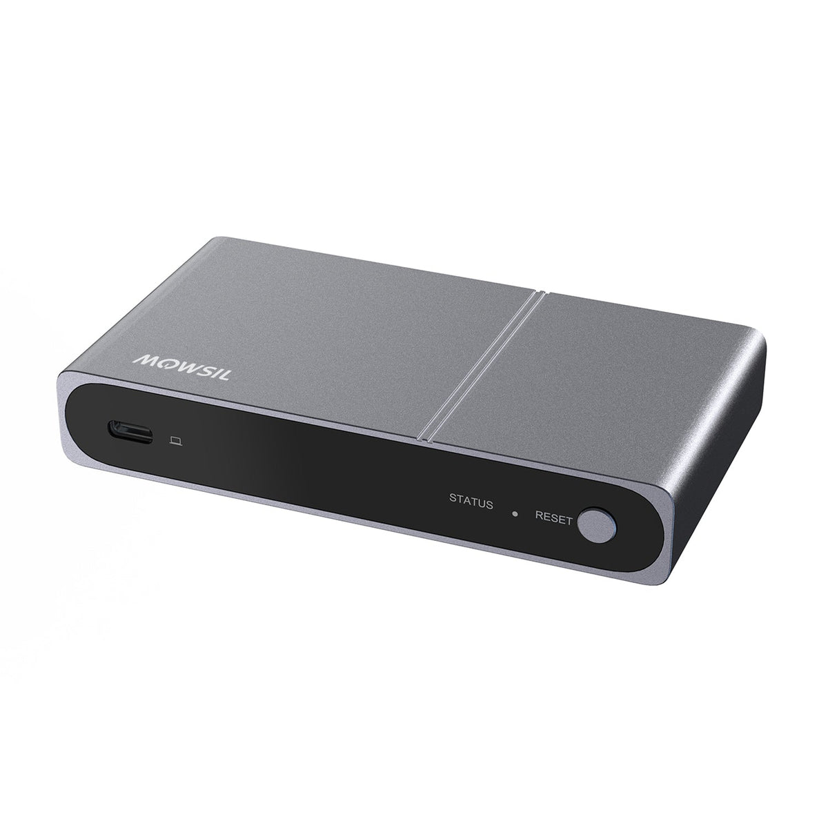 Mowsil HDMI KVM Extender over Cat6 Ethernet, 120M Long-Distance HDMI Transmission, USB-A & USB-C Keyboard & Mouse Sharing, IR Remote Control, One-to-Many Up to 253 Receivers