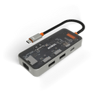 Mowsil 6-in-1 USB-C Hub Docking Station | 4K@60Hz HDMI, 100W PD, RJ45, 2×USB 3.0 & USB-C Data | MacBook iPad