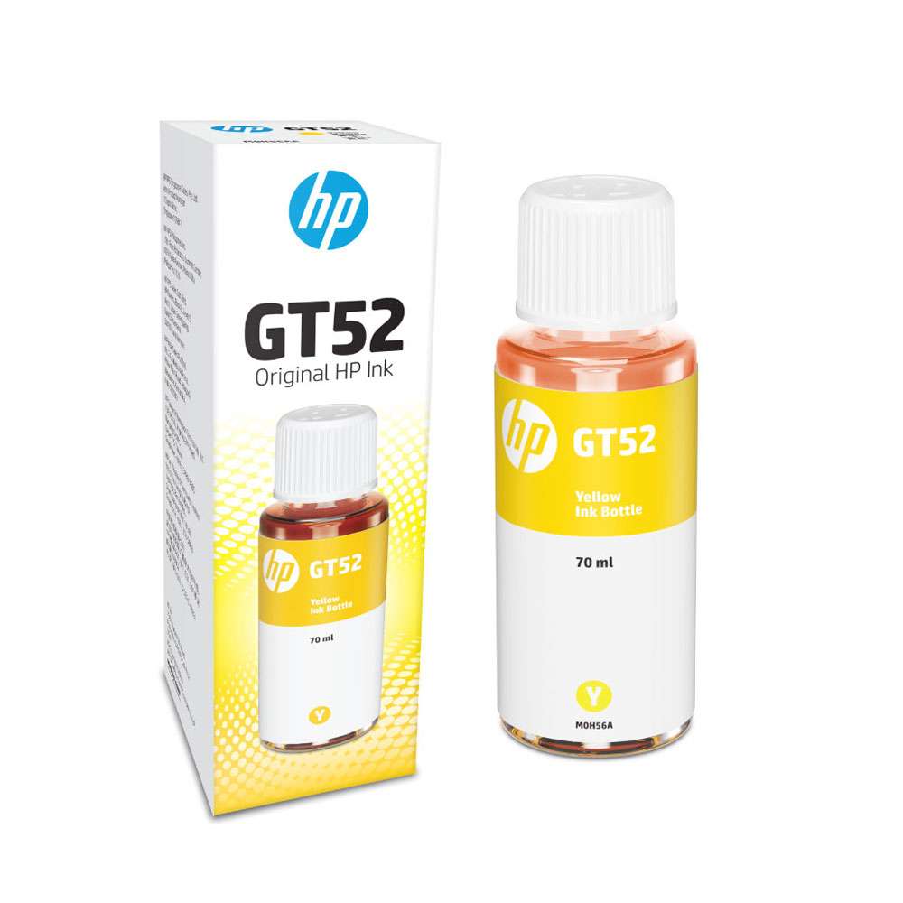 HP GT52 Yellow Original Ink Bottle M0H56A