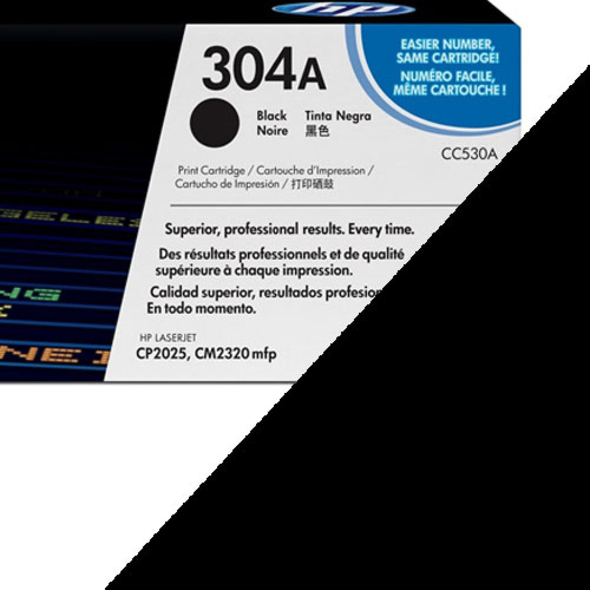 HP 304A Black Original LaserJet Toner Cartridge - CC530A