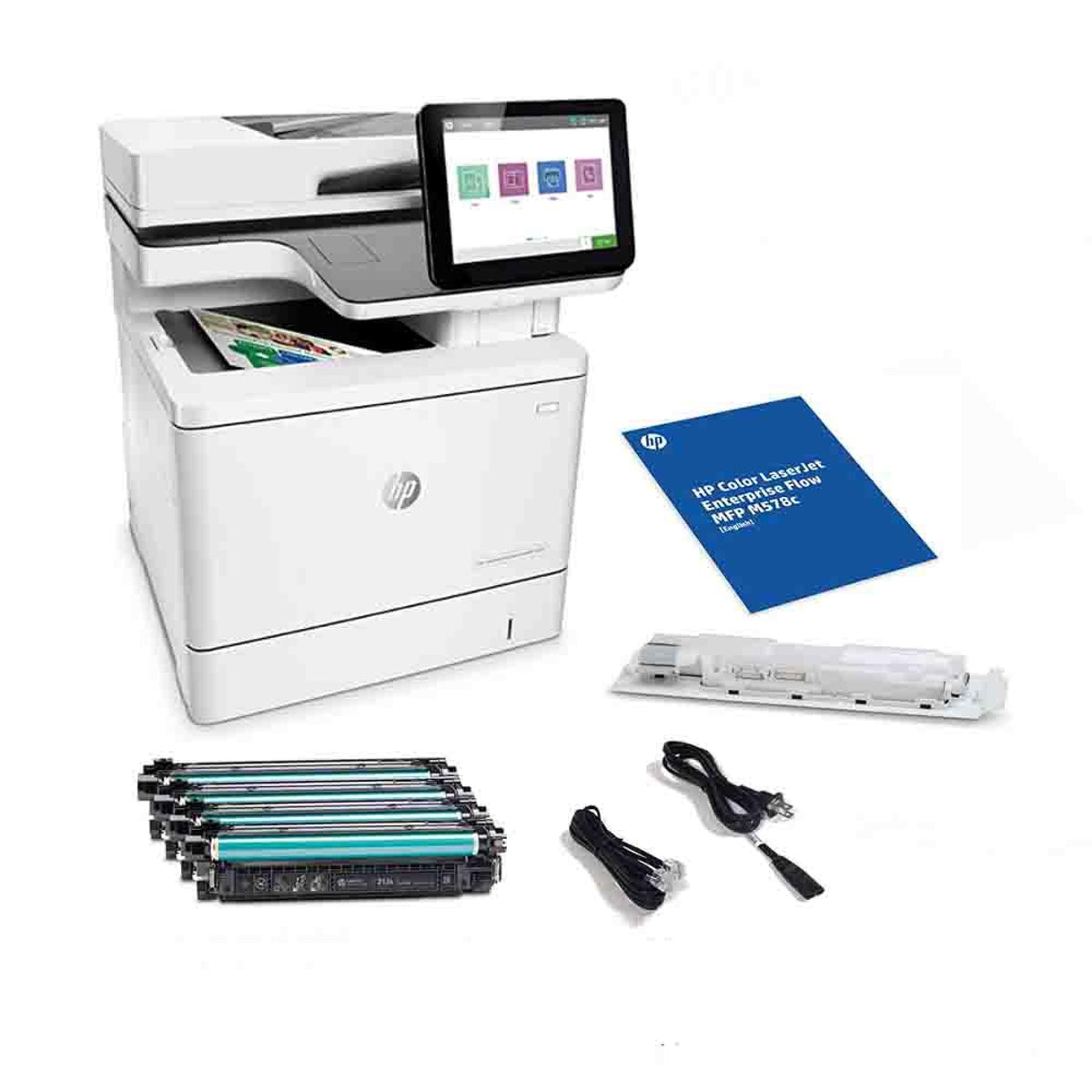 HP Color LaserJet Enterprise Flow MFP M578c Laser Printer 7ZU87A