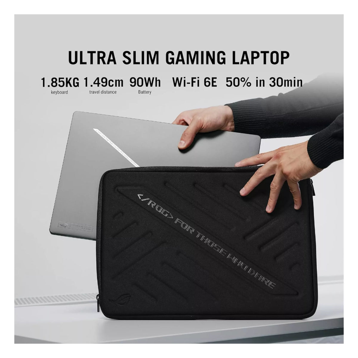 ASUS ZEPHYRUS G16 GU605MY-OLEDI9WP Intel Core Ultra 9 185H 32GB 2TB SSD 16Inch OLED Windows 11 Pro, Grey Laptop