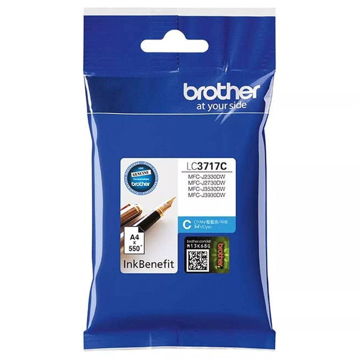 Brother LC3717C Ink Cartridge, Cyan