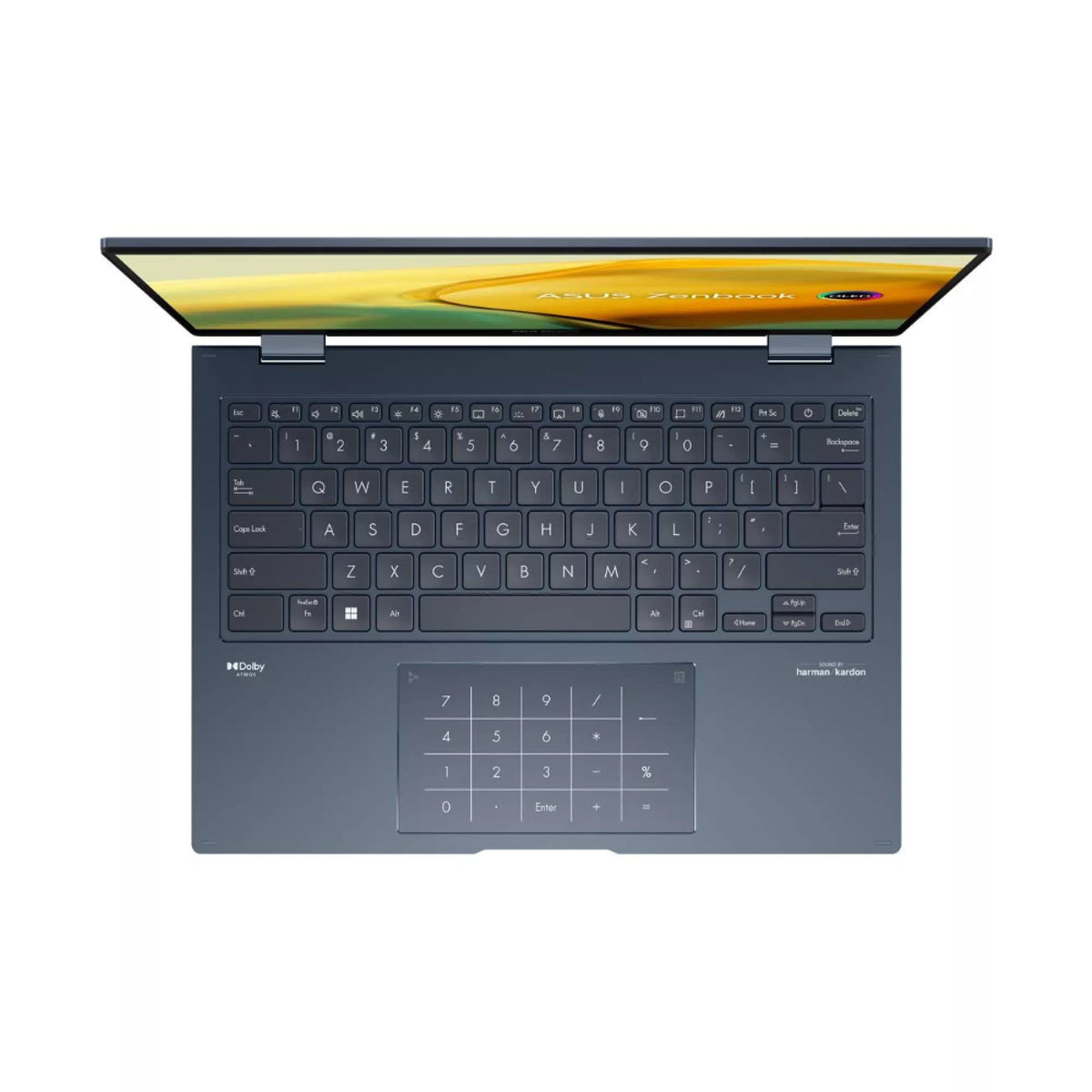 Asus ZenBook UP3404VA-KN058W Intel Core I7 1360P 16GB 1TB SSD 14Inch OLED Touch and Flip Windows 11 Home, Blue Laptop