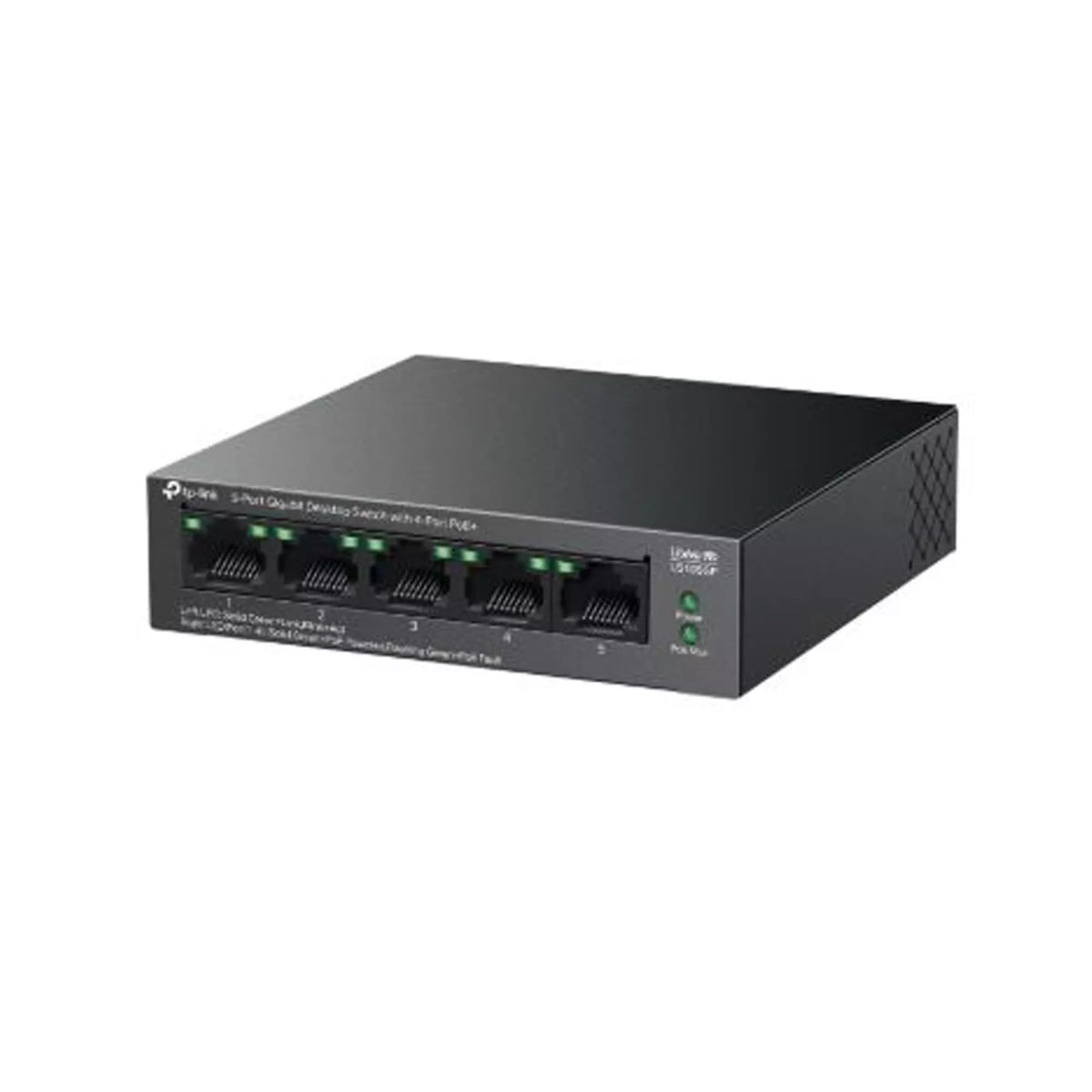 TP-Link LS105GP, 5-Port Gigabit Ethernet Unmanaged PoE Switch