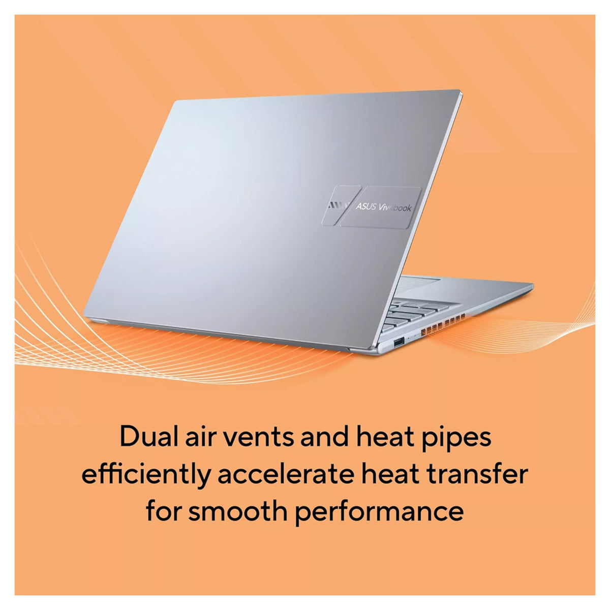 Asus Vivobook M1605YA-MB152W AMD RYZEN R7-7730U 8GB 512GB SSD 16 Inch WUXGA Display Windows 11 Home, Silver Laptop