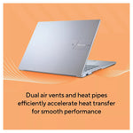 Asus Vivobook M1605YA-MB152W AMD RYZEN R7-7730U 8GB 512GB SSD 16 Inch WUXGA Display Windows 11 Home, Silver Laptop