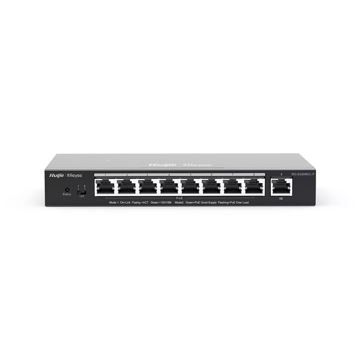 Ruijie Reyee RG-ES209GC-P, 9-Port Gigabit Smart Cloud Managed PoE Switch