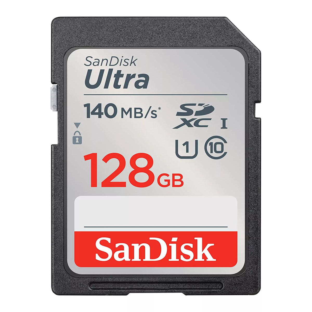 SanDisk 128GB Ultra UHS I SD Card 140MBs for DSLR and Mirrorless Cameras, SDSDUNB-128G-GN6IN