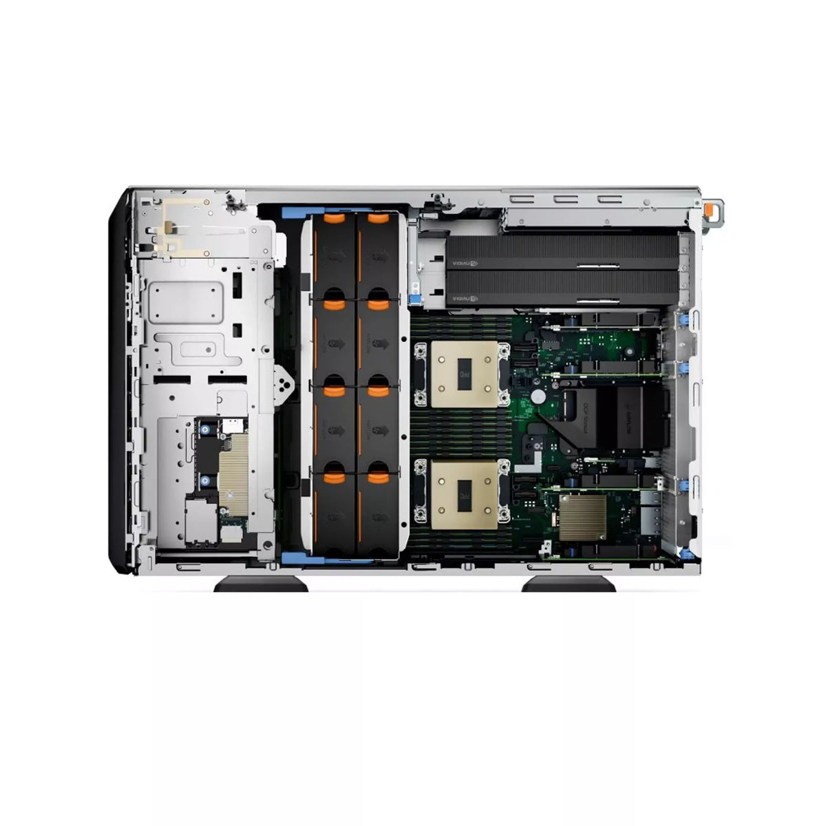 Dell PowerEdge T560 Server, Intel Xeon Silver 4410Y, 16GB RDIMM 5600MTs, 480GB SSD SATA RI, PERC H755 SAS Front, iDRAC9 Enterprise 16G, Broadcom 5720 Dual Port 1Gb, 8x3.5 Inch SAS-SATA, Dual 700W PSU, 3-Year ProSupport 