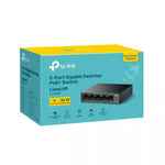TP-Link LS105GP, 5-Port Gigabit Ethernet Unmanaged PoE Switch