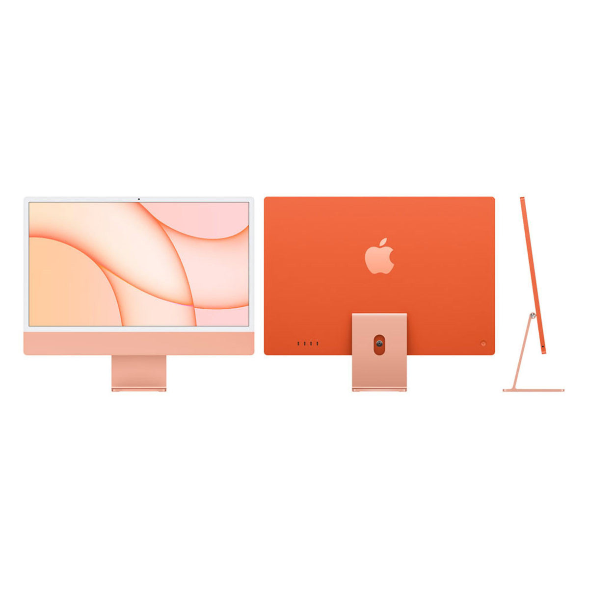 Apple iMac 24 Inch 2021, Apple M1 Chip 8 Core GPU, 8GB RAM, 256GB Storage, 4.5K Retina Display, Orange