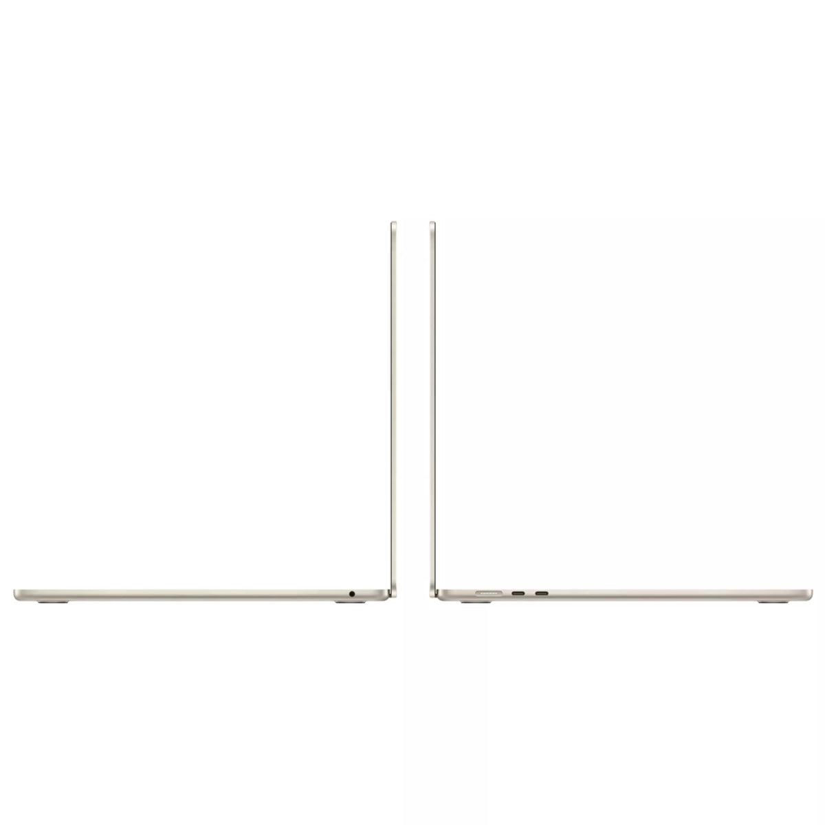 Apple MacBook Air M2 Chip with 8-core CPU, 10-core GPU 8GB 512GB SSD, 15.3 Inch, Starlight, English Keyboard, MQKV3