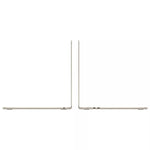 Apple MacBook Air M2 Chip with 8-core CPU, 10-core GPU 8GB 512GB SSD, 15.3 Inch, Starlight, English Keyboard, MQKV3