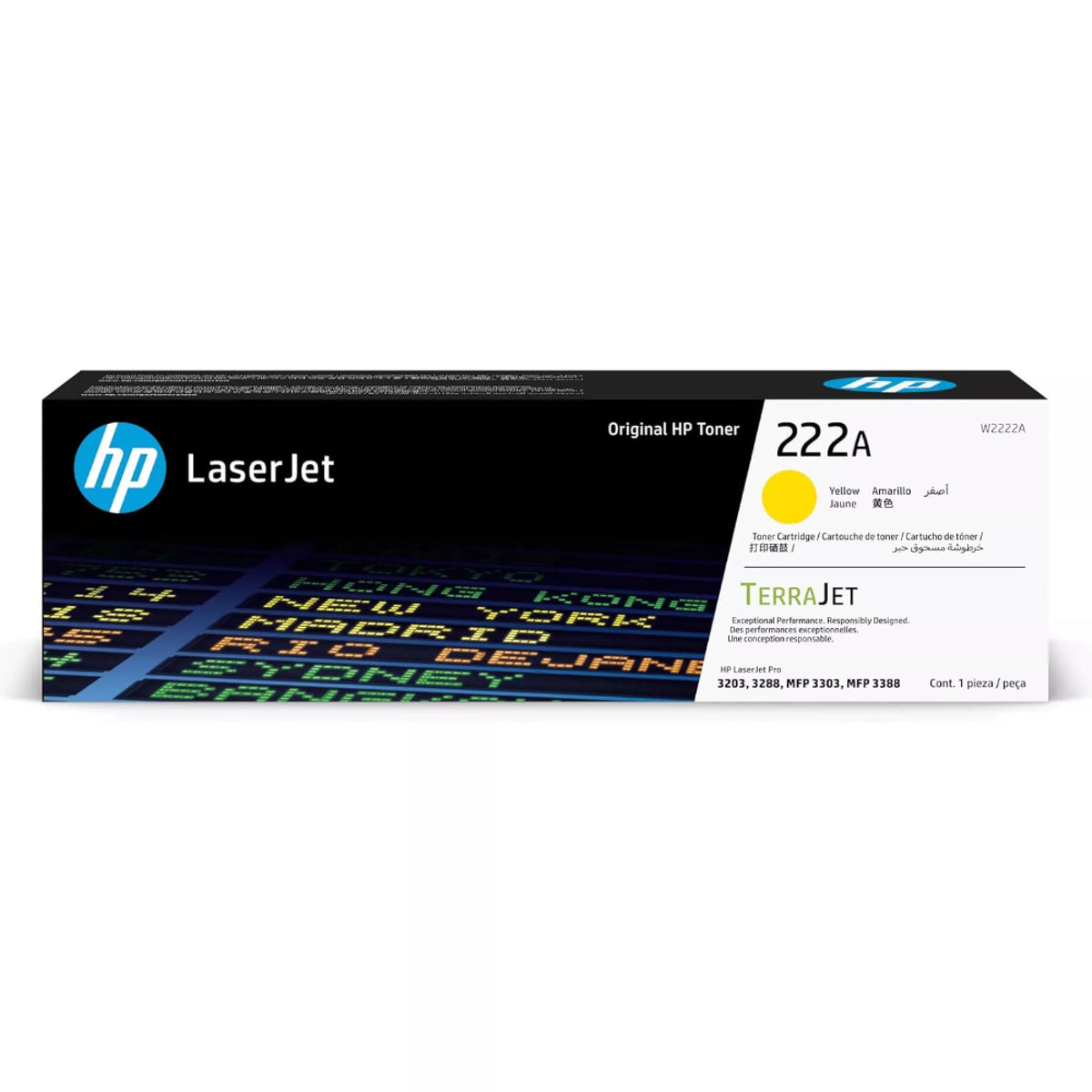 HP 222A Yellow Toner Cartridge