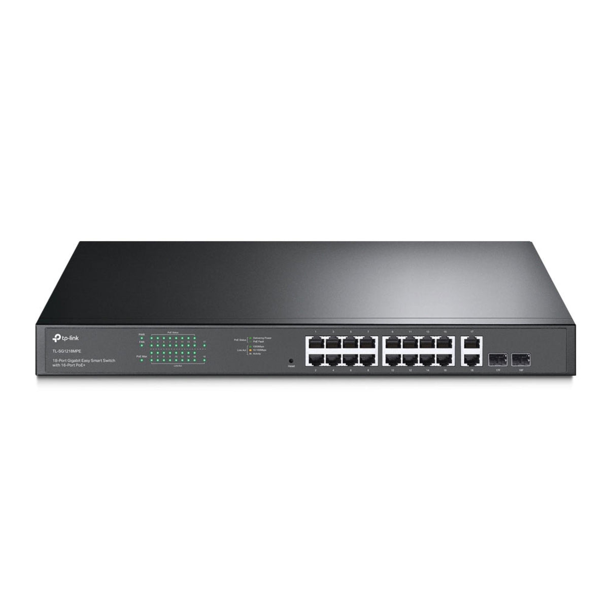 TP-Link 18-Port Gigabit Easy Smart Switch with 16 TL-SG1218MPE