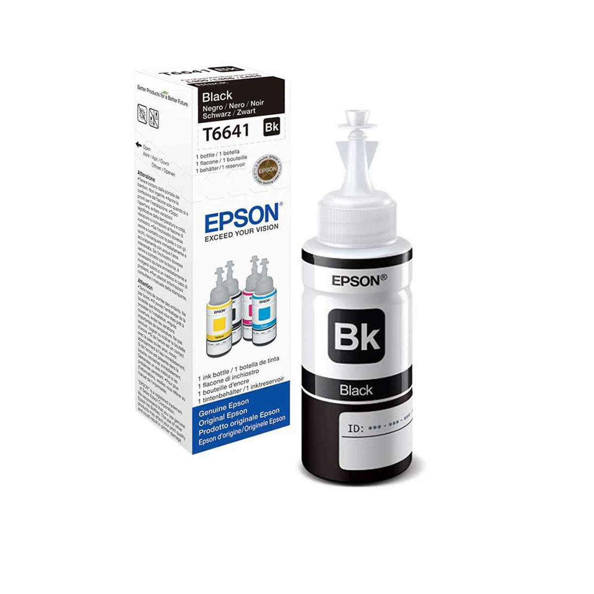 Epson Ink Bottle Black 70ML - T6641