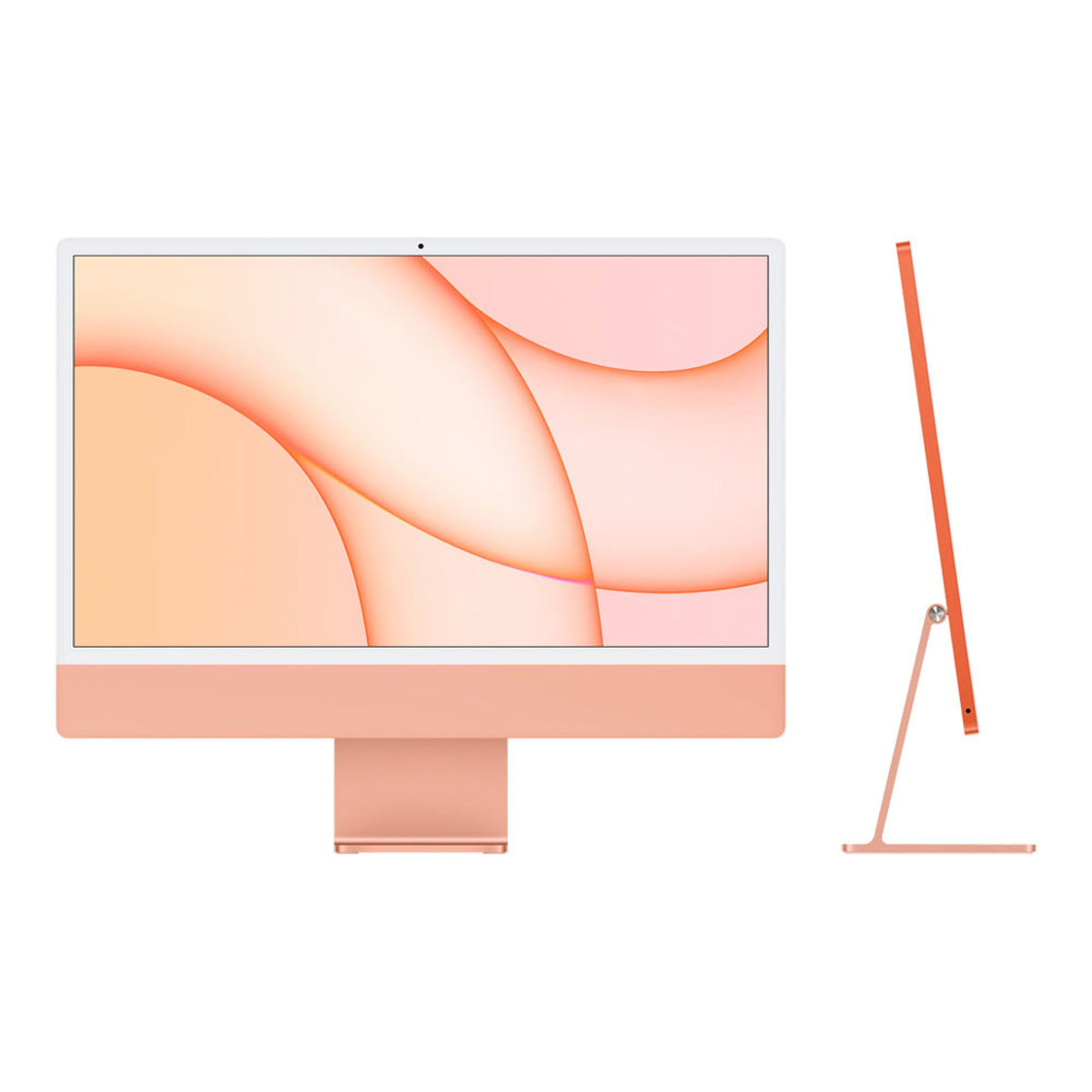 Apple iMac 24 Inch 2021, Apple M1 Chip 8 Core GPU, 8GB RAM, 256GB Storage, 4.5K Retina Display, Orange