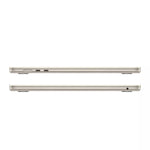 Apple MacBook Air M2 Chip with 8-core CPU, 10-core GPU 8GB 512GB SSD, 15.3 Inch, Starlight, English Keyboard, MQKV3