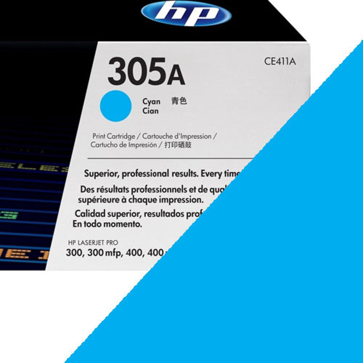 HP 305A Cyan Original LaserJet Toner Cartridge -CE411A