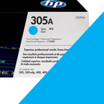 HP 305A Cyan Original LaserJet Toner Cartridge -CE411A