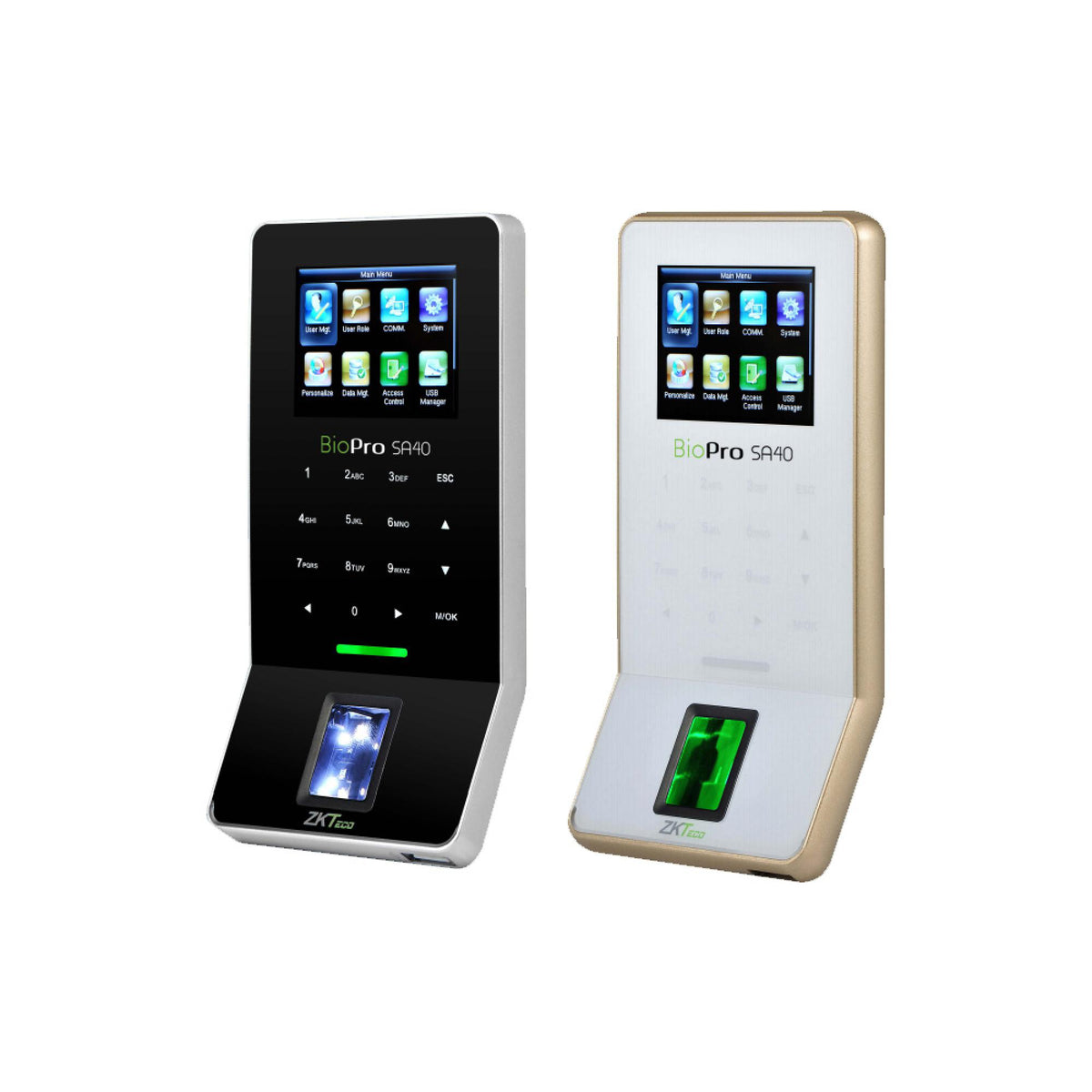 ZKTeco BioPro SA40 ultra-thin fingerprint Reader + Access control System