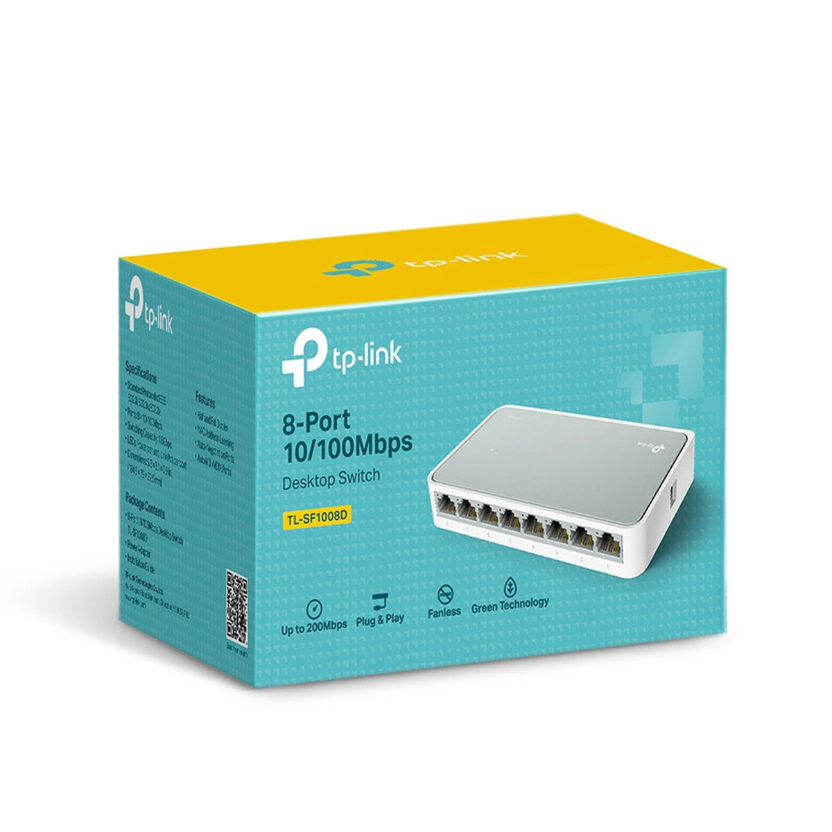 TP-Link 8-Port 10/100Mbps Desktop Switch TL-SF1008D