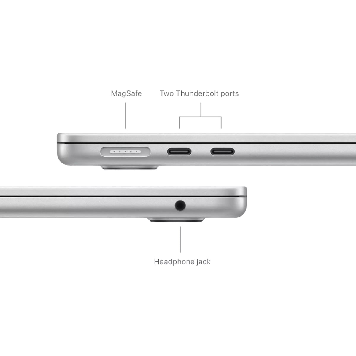 Apple MacBook Air M3 Chip with 8-core CPU, 10-core GPU 16GB 512GB SSD, 13 Inch, Silver