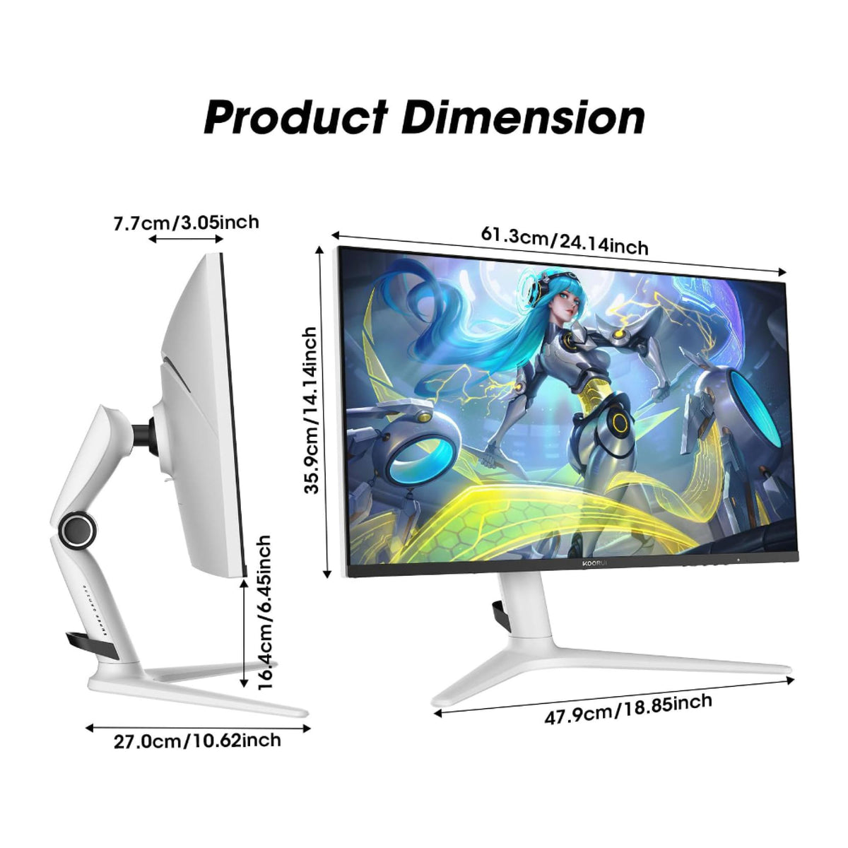 Koorui GN10 27 Inch WQHD Gaming Monitor