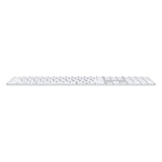 Apple Magic Keyboard with Touch ID and Numeric Keypad, Silver with White Keys English, MK2C3LL/A