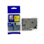Brother Label Cartridge 9mm Black On Yellow TZ621