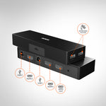 Mowsil HDMI KVM Switch 2 Port 4K@60Hz – Share USB Keyboard, Mouse & Monitor Between 2 PCs/Laptops