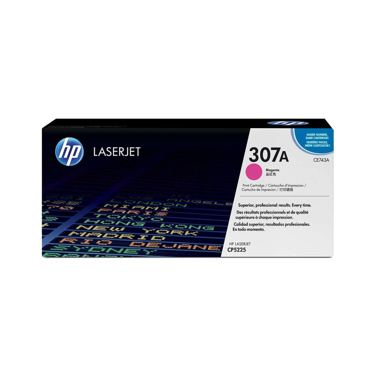 HP 307A Magenta Original LaserJet Toner Cartridge - CE743A