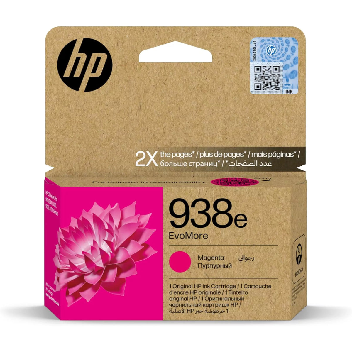 HP 938e XL Magenta Original Ink Cartridge 4S6Y0PE