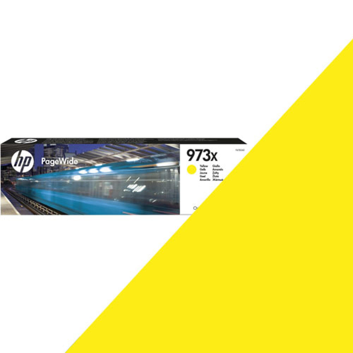 HP 973X High Yield Yellow Original PageWide Ink Cartridge, F6T83AE