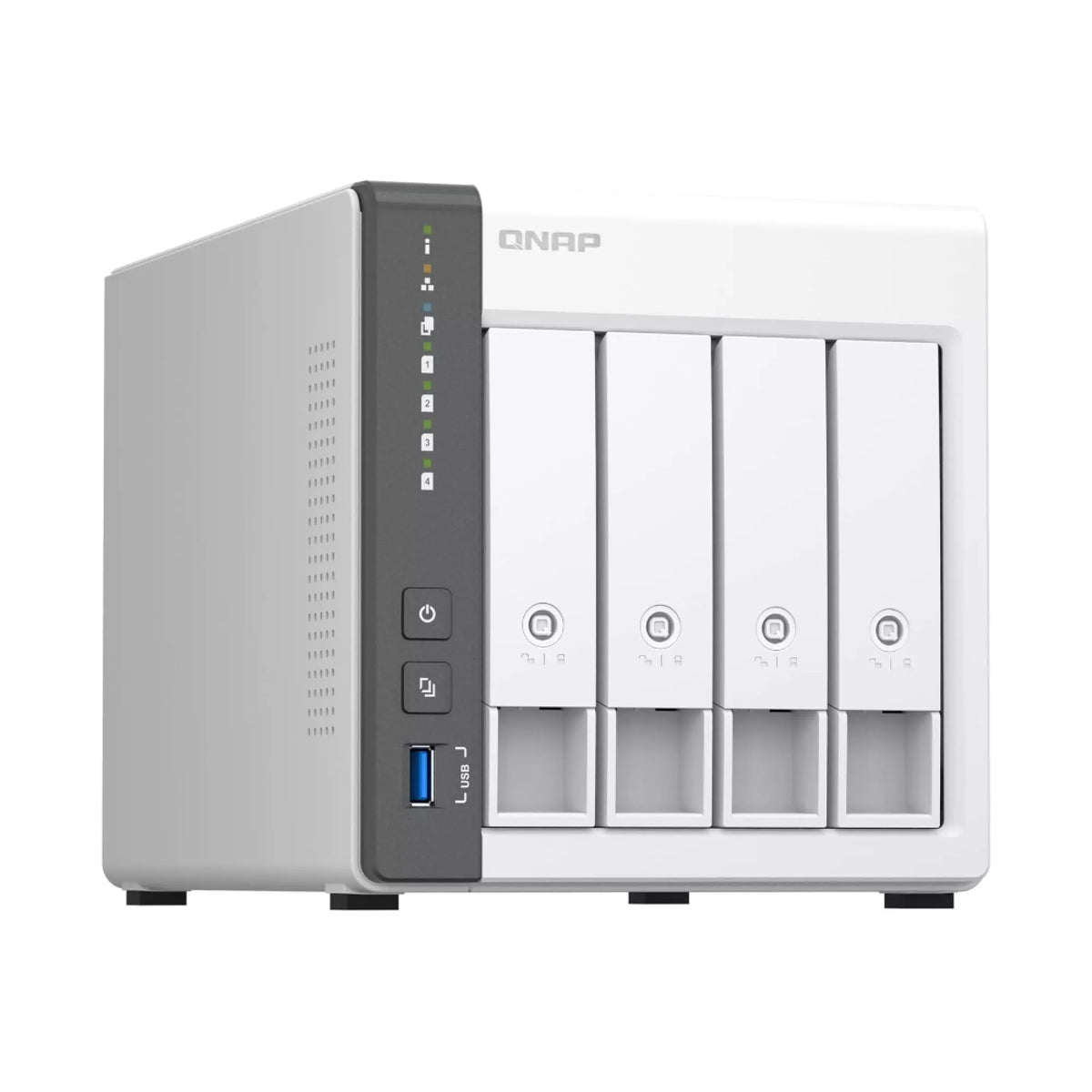 QNAP TS-433-4G 4 Bay NAS with Quad-core Processor, 4 GB DDR4 RAM and 2.5GbE + GbE LAN Network