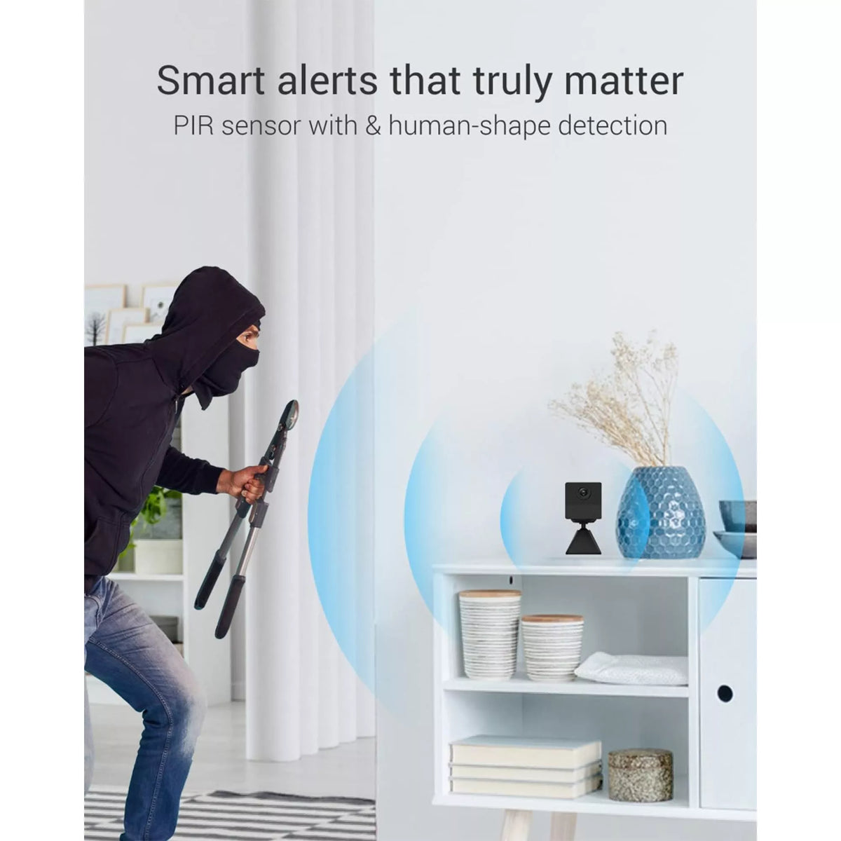 Ezviz BC2 Wi-Fi Smart Home Battery Camera with Motion Detection, CS-BC2-A0-2C2WPFB 