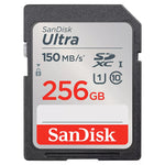 SanDisk 256GB Ultra UHS I SD Card 150MBs for DSLR and Mirrorless Cameras, SDSDUNC-256G-GN6IN