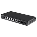 Ruijie Reyee RG-EG310GH-P-E - Desktop 10-port full gigabit router, concurrency of 300 users, 1.5 Gbps throughput